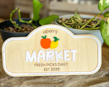Personalized Kids Play Sign | Custom Pretend Play Shop Sign | Playroom Decor