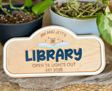 Personalized Kids Play Sign | Custom Pretend Play Shop Sign | Playroom Decor