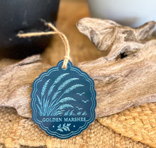 Coastal Harvest Engraved Ornaments | Blue & White Acrylic or Baltic Birch