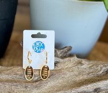 Live Loud, Love Local Mirror Acrylic Statement Earrings