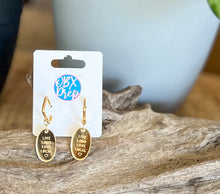 Live Loud, Love Local Mirror Acrylic Statement Earrings