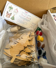 Christmas Gift, Santa, Reindeer, and Tree Ornaments Kids DIY Painting Kit
