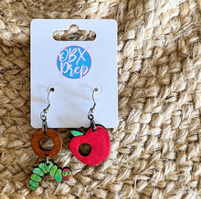 The Very Hungry Caterpillar Hand-Painted Birch Earrings – Handmade in the OBX