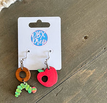 The Very Hungry Caterpillar Hand-Painted Birch Earrings – Handmade in the OBX