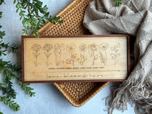 Birth Flower Garden Sign | Personalized Family Flower Sign