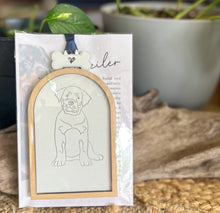 Personalized Dog Christmas Pet Name and Dog Breed Engraved Ornament
