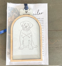 Personalized Dog Christmas Pet Name and Dog Breed Engraved Ornament