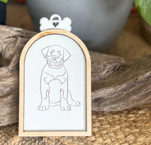 Personalized Dog Christmas Pet Name and Dog Breed Engraved Ornament