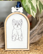 Personalized Dog Christmas Pet Name and Dog Breed Engraved Ornament