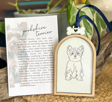 Personalized Dog Christmas Pet Name and Dog Breed Engraved Ornament