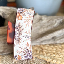 October on the Coast Hair Claw | 4.5" Preppy Fall Hair Clip | Coastal Autumn Hair Accessory | Outer Banks Hair Accessory