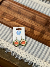 Hand-Painted Pumpkin Quarterfoil Earrings – OBX Handmade