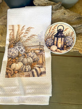 Coastal Harvest Waffle-Weave Tea Towel
