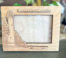Outer Banks Heritage Collection Photo Frame | Handmade Wooden Landmark Picture Frame | Engraved Baltic Birch Keepsake
