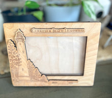 Outer Banks Heritage Collection Photo Frame | Handmade Wooden Landmark Picture Frame | Engraved Baltic Birch Keepsake