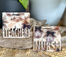 Coastal Christmas Nurse or Teacher Badge Buddy