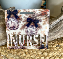 Coastal Christmas Nurse or Teacher Badge Buddy