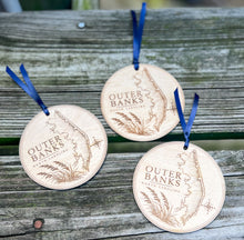 Outer Banks Map Ornament | Engraved OBX North Carolina Wooden Christmas Ornament