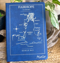 Personalized Coastal Map Notebook | Custom Beach Journal