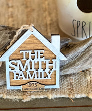 Custom Home Address Ornament | Personalized Family Christmas Gift | Handmade in OBX
