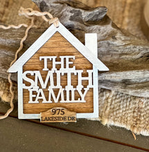 Custom Home Address Ornament | Personalized Family Christmas Gift | Handmade in OBX