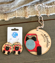 Adventure Awaits 4 x 4 Ornament – Hand-Painted Birch Wood
