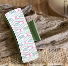 Coquette Lobster Hair Claw | Handmade in OBX | Soft Nautical Style