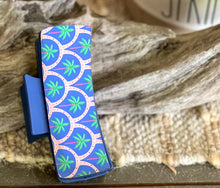 Retro Palm Tree Hair Claw | Handcrafted Beach Hair Clip | OBX Handmade
