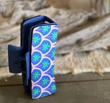 Retro Palm Tree Hair Claw | Handcrafted Beach Hair Clip | OBX Handmade