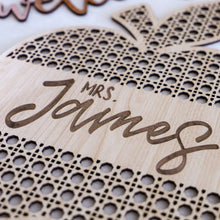 Custom Rattan Cane Sign – Personalized Name or Welcome Sign