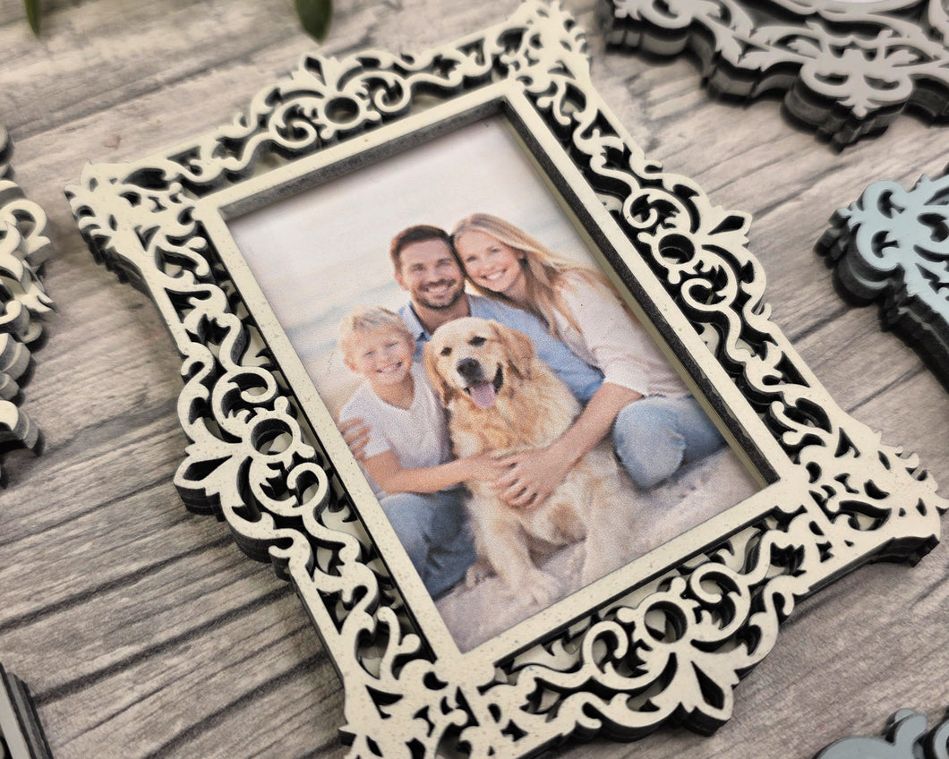 Mini Frame Magnets – Custom Photo Magnets – Handmade in the OBX