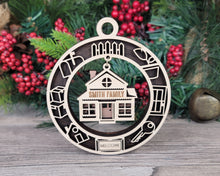 Handcrafted Christmas Dangle Ornaments | Baltic Birch Wood | OBX Made | 24 Designs for Holidays, Pets, Weddings & More