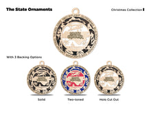 Handmade State Pride Christmas Ornaments and Car Charms