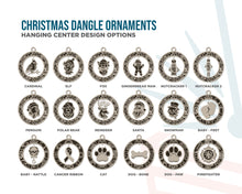 Handcrafted Christmas Dangle Ornaments | Baltic Birch Wood | OBX Made | 24 Designs for Holidays, Pets, Weddings & More