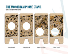 Personalized Monogram Phone Stands