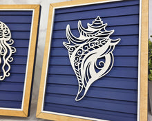 Layered Nautical Wood Sign | Hand Painted Baltic Birch | Coastal Wall Decor | OBX Handmade