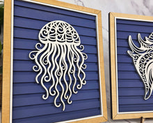 Layered Nautical Wood Sign | Hand Painted Baltic Birch | Coastal Wall Decor | OBX Handmade