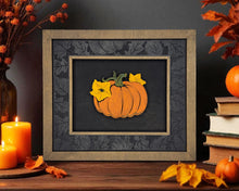 Harvest Frames Collection – Fall Wall Décor | Handmade Wood Frame with Pumpkin, Leaf, Acorn, Pinecone, or Cornucopia | OBX Rustic Home Décor