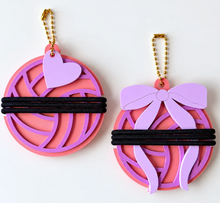 Personalized Hair Tie Holder Keychain