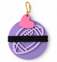 Personalized Hair Tie Holder Keychain
