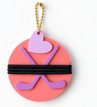 Personalized Hair Tie Holder Keychain