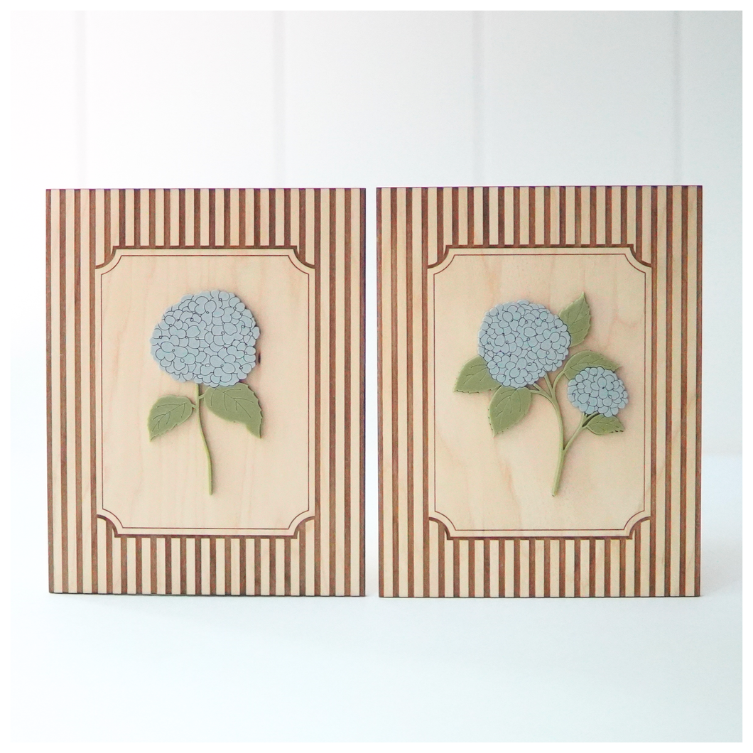 Preppy Hydrangea Petite Wall Art
