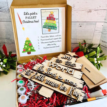 Kids’ DIY Christmas Painting Kit – Pallet Tree Sign