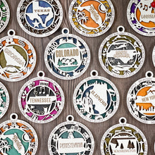 Handmade State Pride Christmas Ornaments and Car Charms