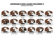 Handmade Custom Dog Breed Wall Signs with Leash Hooks – Personalized Pet Decor 🐾✨.