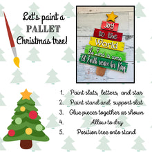 Kids’ DIY Christmas Painting Kit – Pallet Tree Sign