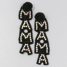 MAMA Seed Beaded Dangling Earrings - OBX Prep