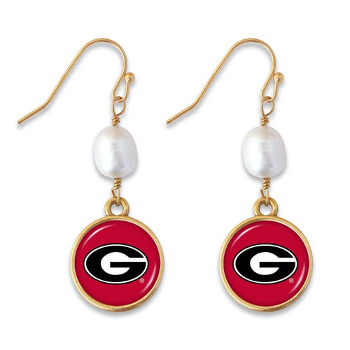 Collegiate Game Day Pearl Drop Earrings - OBX Prep