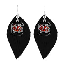 Collegiate Game Day Feather Drop Earrings - OBX Prep