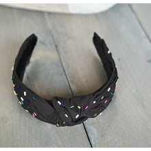 Confetti Beaded Top Knot Headband - OBX Prep